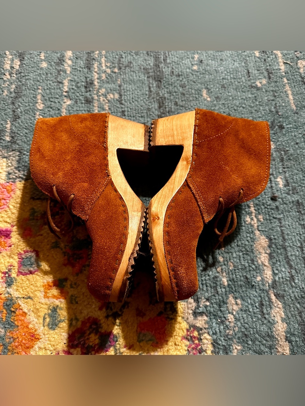 NO. 6 Garcia Suede Clog Swedish Style Booties
